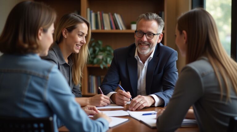 The probate staff working under Managing Partner Steven Farley Bliss focused on Riverside County probate matters is shown meeting with clients in our Southern California office addressing critical legal details discussing Accessing a Safe Without a Combination