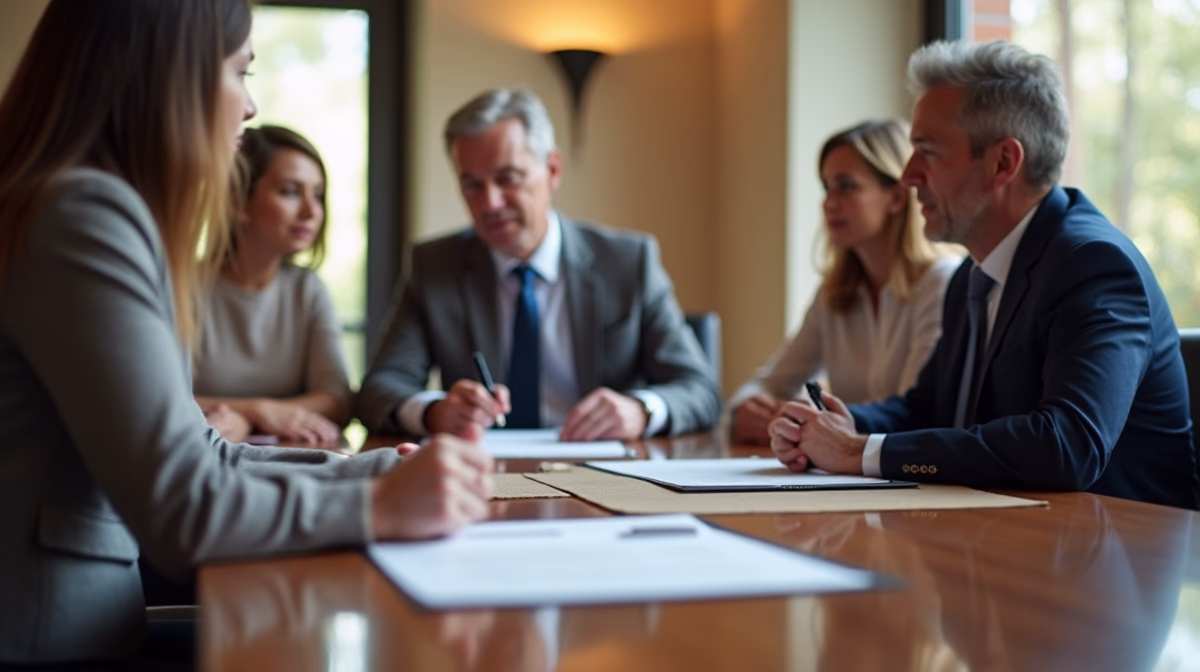 The probate staff working under Managing Partner Steven Farley Bliss focused on Riverside County probate matters is shown meeting with clients in our Southern California office addressing critical legal details discussing Amending My Petition Before the Hearing
