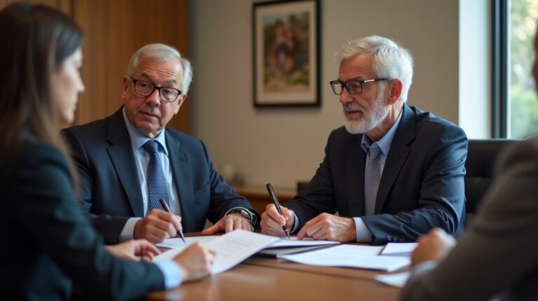 The probate staff working under Managing Partner Steven Farley Bliss focused on Riverside County probate matters is shown meeting with clients in our Southern California office addressing critical legal details discussing Appearance Required in Probate Notes