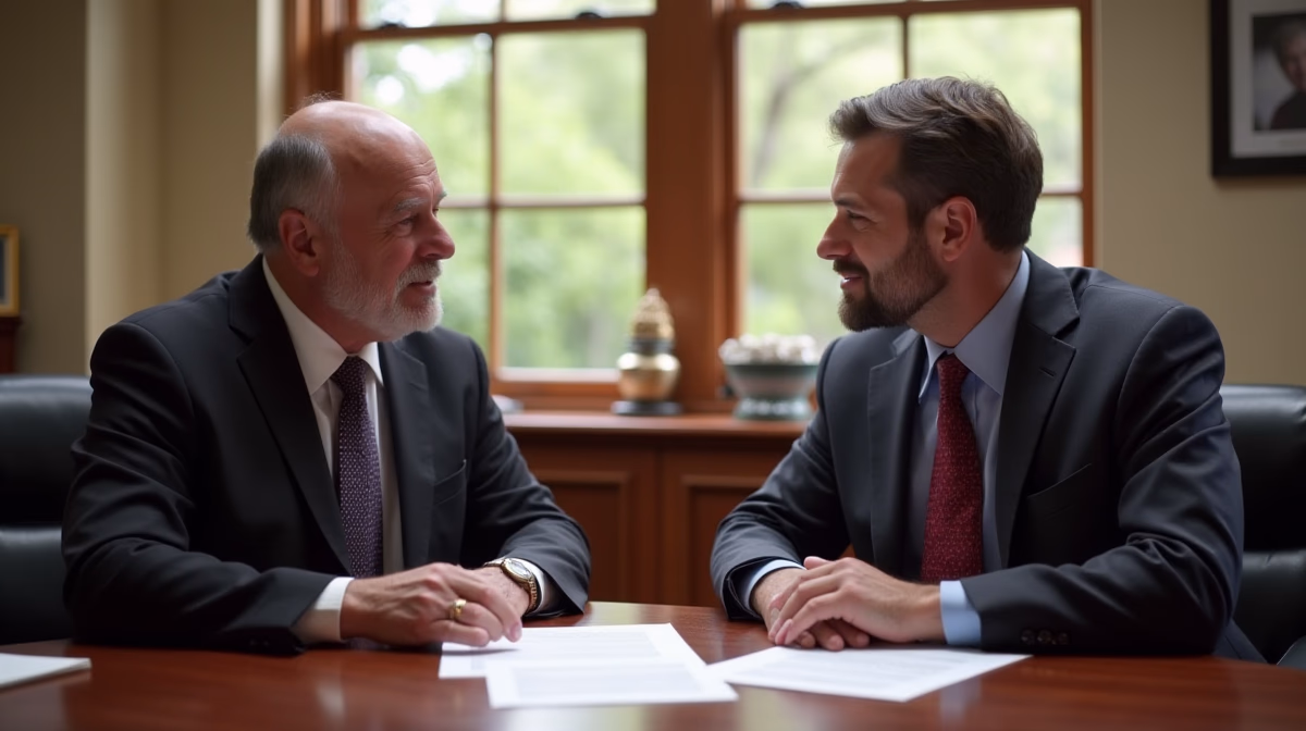 The dedicated trusts staff at The Law Firm of Steven F Bliss Esq focused on Riverside County trust matters meets with clients to manage the trust administration process to sign vital paperwork discussing Benefits for Large Retirement Accounts