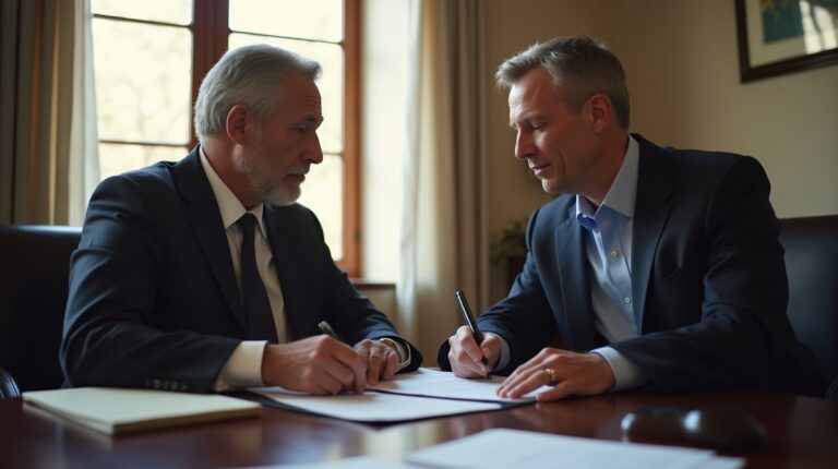 The dedicated trusts staff at The Law Firm of Steven F Bliss Esq focused on Riverside County trust matters meets with clients to manage the trust administration process to sign vital paperwork discussing Benefits for Small Temecula Estates