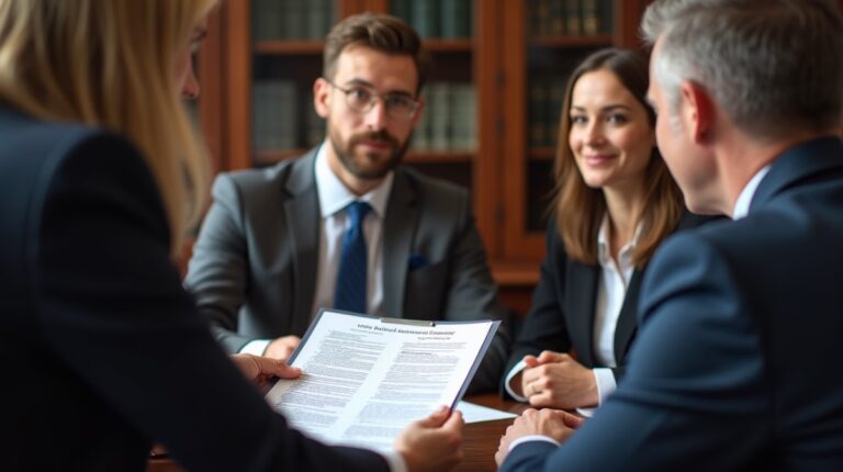 The probate staff working under Managing Partner Steven Farley Bliss focused on Riverside County probate matters is shown meeting with clients in our Southern California office addressing critical legal details discussing Calculating Estate Value for the Petition