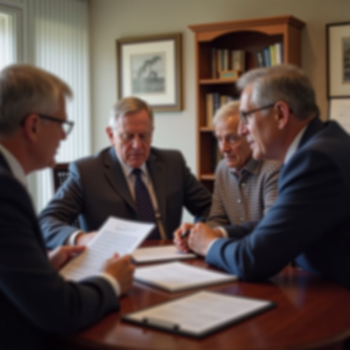 The dedicated trusts staff at The Law Firm of Steven F Bliss Esq focused on Riverside County trust matters meets with clients to manage the trust administration process to sign vital paperwork discussing Can Creditors Reach Assets in a Revocable Living Trust