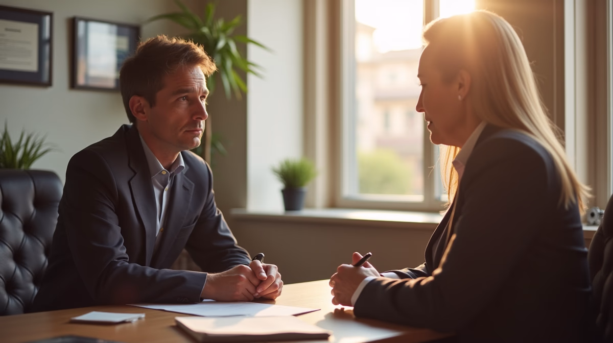 The dedicated trusts staff at The Law Firm of Steven F Bliss Esq focused on Riverside County trust matters meets with clients to manage the trust administration process to sign vital paperwork discussing Can I Borrow Against Assets During Litigation