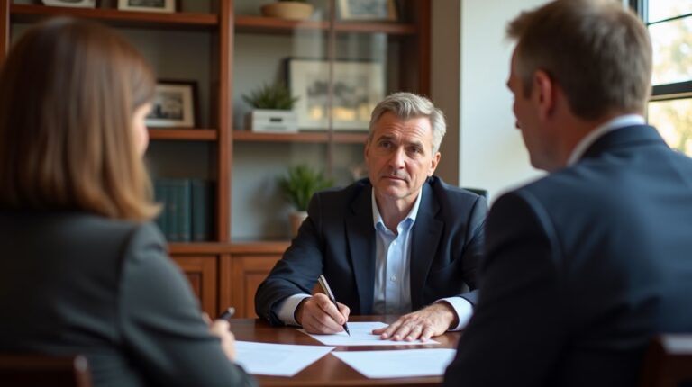 The probate staff working under Managing Partner Steven Farley Bliss focused on Riverside County probate matters is shown meeting with clients in our Southern California office addressing critical legal details discussing Can I Contest a Handwritten Will