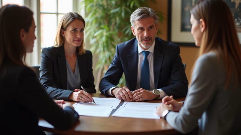 The probate staff working under Managing Partner Steven Farley Bliss focused on Riverside County probate matters is shown meeting with clients in our Southern California office addressing critical legal details discussing Can I Watch a Probate Hearing Online