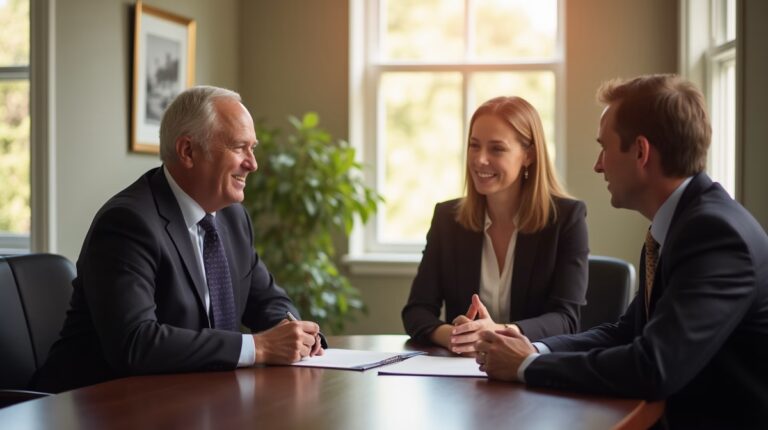 The probate staff working under Managing Partner Steven Farley Bliss focused on Riverside County probate matters is shown meeting with clients in our Southern California office addressing critical legal details discussing Can OutofState Residents Be Executors