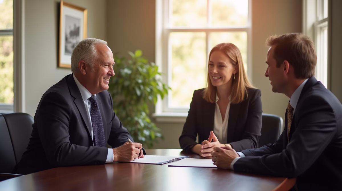 The probate staff working under Managing Partner Steven Farley Bliss focused on Riverside County probate matters is shown meeting with clients in our Southern California office addressing critical legal details discussing Can OutofState Residents Be Executors