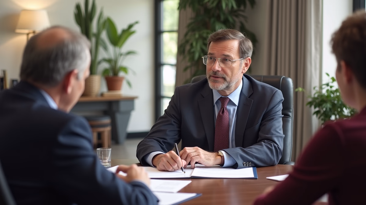 The probate staff working under Managing Partner Steven Farley Bliss focused on Riverside County probate matters is shown meeting with clients in our Southern California office addressing critical legal details discussing Can a Creditor File for Probate