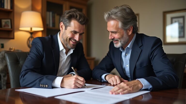 The dedicated trusts staff at The Law Firm of Steven F Bliss Esq focused on Riverside County trust matters meets with clients to manage the trust administration process to sign vital paperwork discussing Can a GRAT be used to transfer assets to a business partner