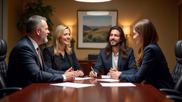 The dedicated trusts staff at The Law Firm of Steven F Bliss Esq focused on Riverside County trust matters meets with clients to manage the trust administration process to sign vital paperwork discussing Can a GST trust prevent elder financial abuse