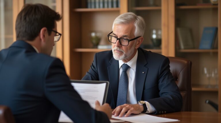 The probate staff working under Managing Partner Steven Farley Bliss focused on Riverside County probate matters is shown meeting with clients in our Southern California office addressing critical legal details discussing Can a Grandchild Contest if Left Out