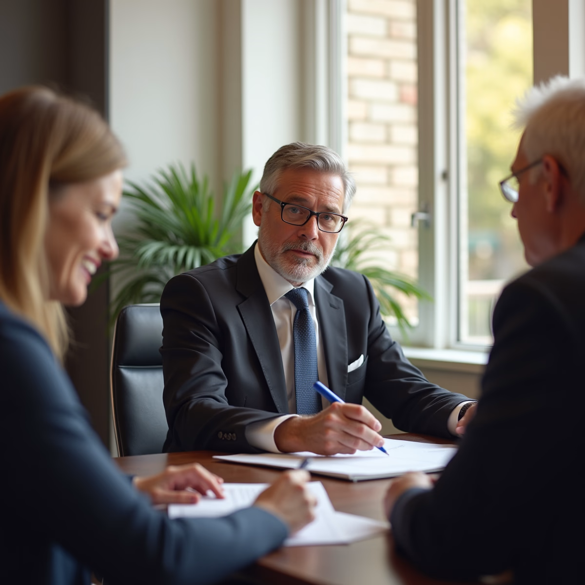 The dedicated trusts staff at The Law Firm of Steven F Bliss Esq focused on Riverside County trust matters meets with clients to manage the trust administration process to sign vital paperwork discussing Can a Mobile Notary Properly Execute Trust Documents in California
