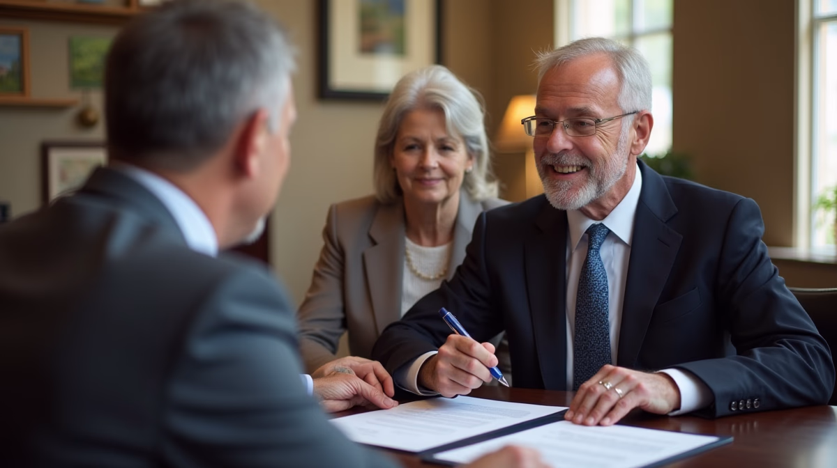 The dedicated trusts staff at The Law Firm of Steven F Bliss Esq focused on Riverside County trust matters meets with clients to manage the trust administration process to sign vital paperwork discussing Can a Temecula trust be managed locally and reviewed annually