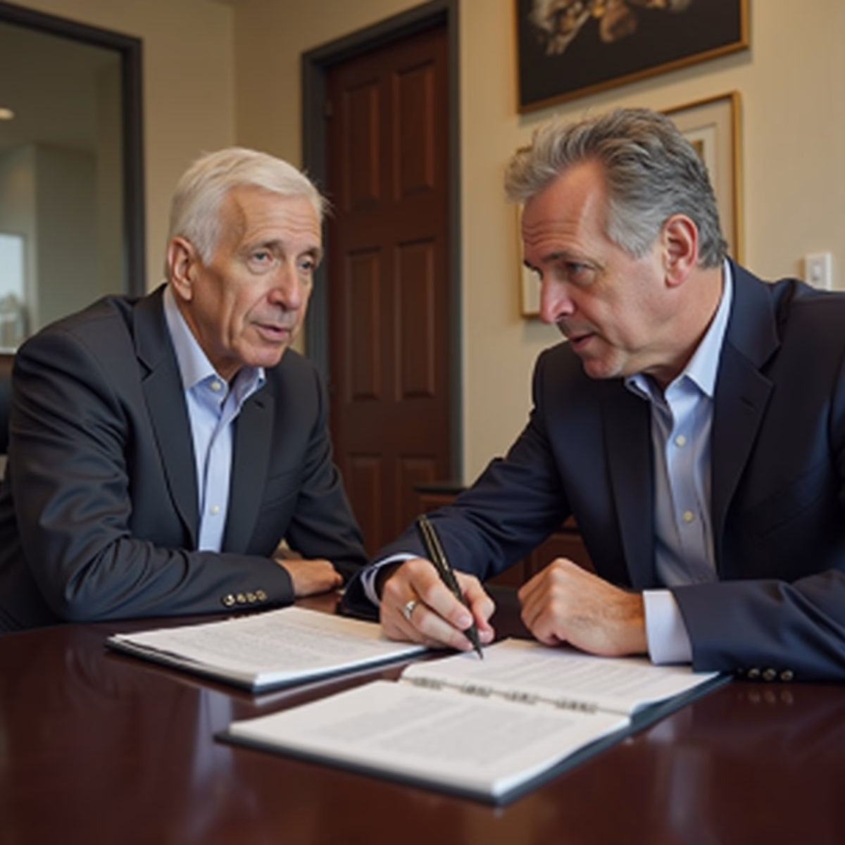 The dedicated trusts staff at The Law Firm of Steven F Bliss Esq focused on Riverside County trust matters meets with clients to manage the trust administration process to sign vital paperwork discussing Can a Trust Truly Secure a Philanthropic Legacy