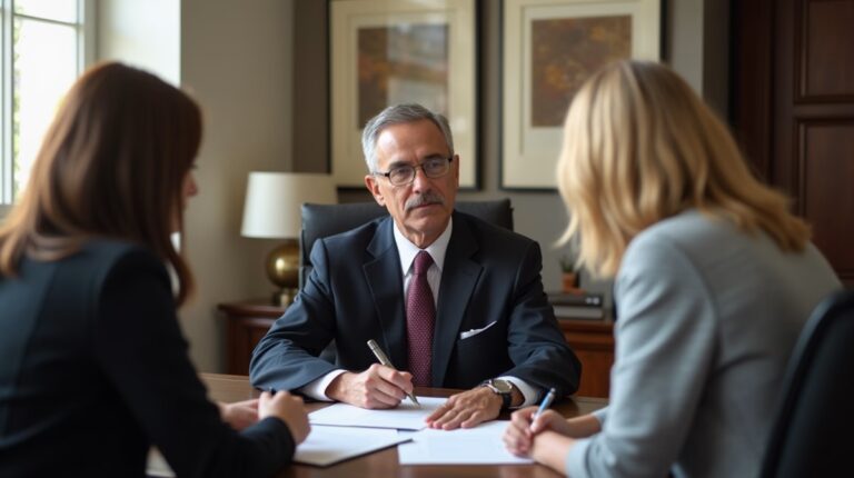 The probate staff working under Managing Partner Steven Farley Bliss focused on Riverside County probate matters is shown meeting with clients in our Southern California office addressing critical legal details discussing Can a Trustee Favor Certain Beneficiaries