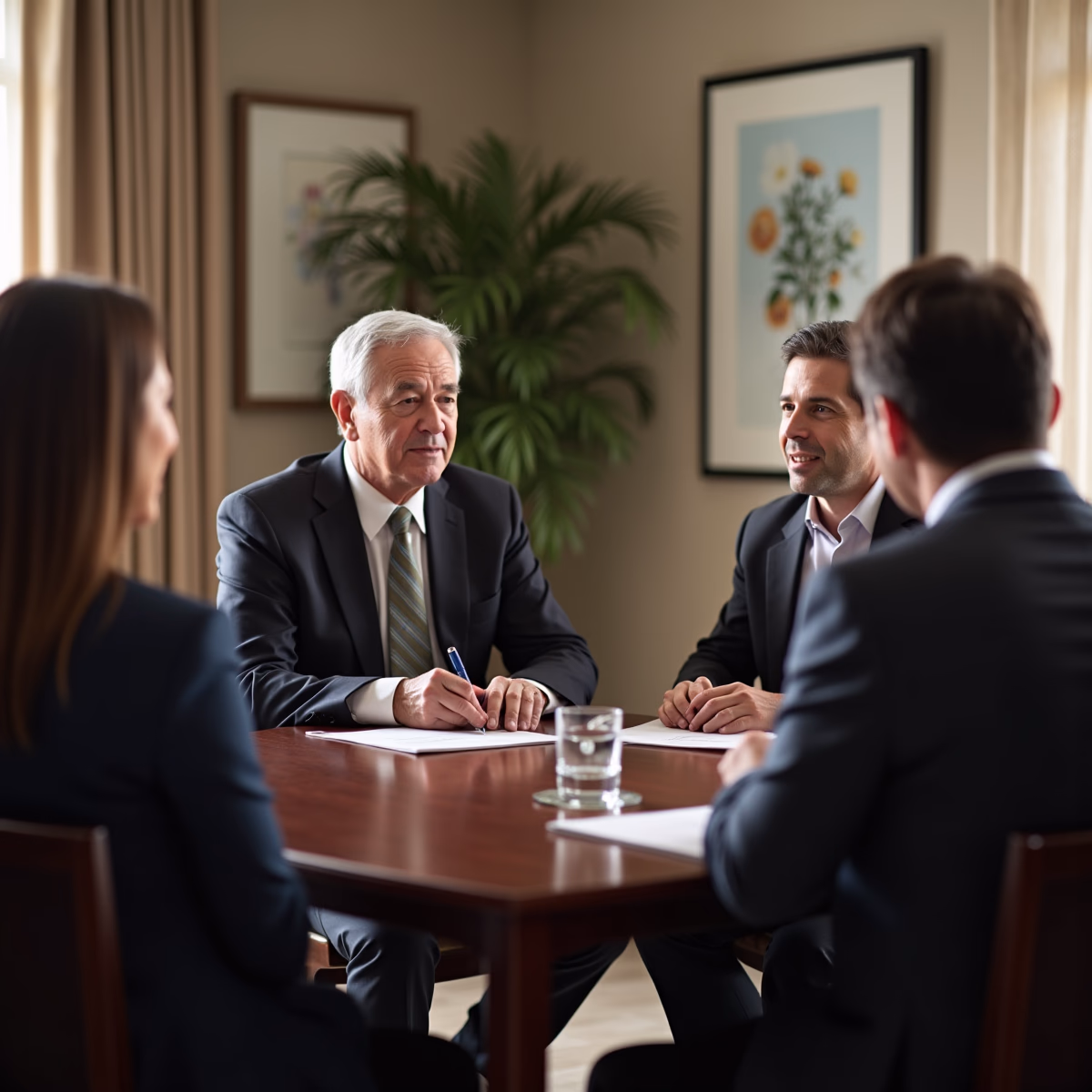 The dedicated trusts staff at The Law Firm of Steven F Bliss Esq focused on Riverside County trust matters meets with clients to manage the trust administration process to sign vital paperwork discussing Can a Trustee Pay Business Debts from a Revocable Trust