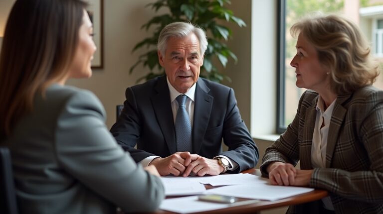 The dedicated trusts staff at The Law Firm of Steven F Bliss Esq focused on Riverside County trust matters meets with clients to manage the trust administration process to sign vital paperwork discussing Can a corporate trustee resign from an ILIT without court approval