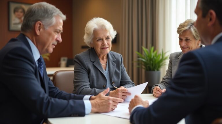 The dedicated trusts staff at The Law Firm of Steven F Bliss Esq focused on Riverside County trust matters meets with clients to manage the trust administration process to sign vital paperwork discussing Can a dynasty trust protect wealth from predators and divorce claims