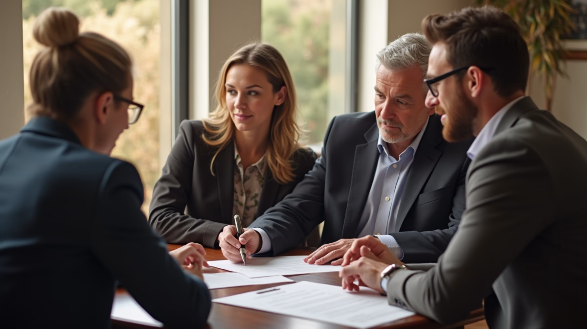 The dedicated trusts staff at The Law Firm of Steven F Bliss Esq focused on Riverside County trust matters meets with clients to manage the trust administration process to sign vital paperwork discussing Can a pre mortem audit confirm trust funding success