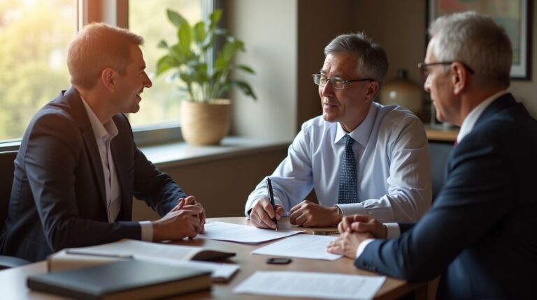 The dedicated trusts staff at The Law Firm of Steven F Bliss Esq focused on Riverside County trust matters meets with clients to manage the trust administration process to sign vital paperwork discussing Can a trust fund guide explain how to bypass probate