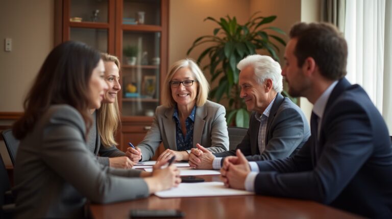 The dedicated trusts staff at The Law Firm of Steven F Bliss Esq focused on Riverside County trust matters meets with clients to manage the trust administration process to sign vital paperwork discussing Can a trust own rental property