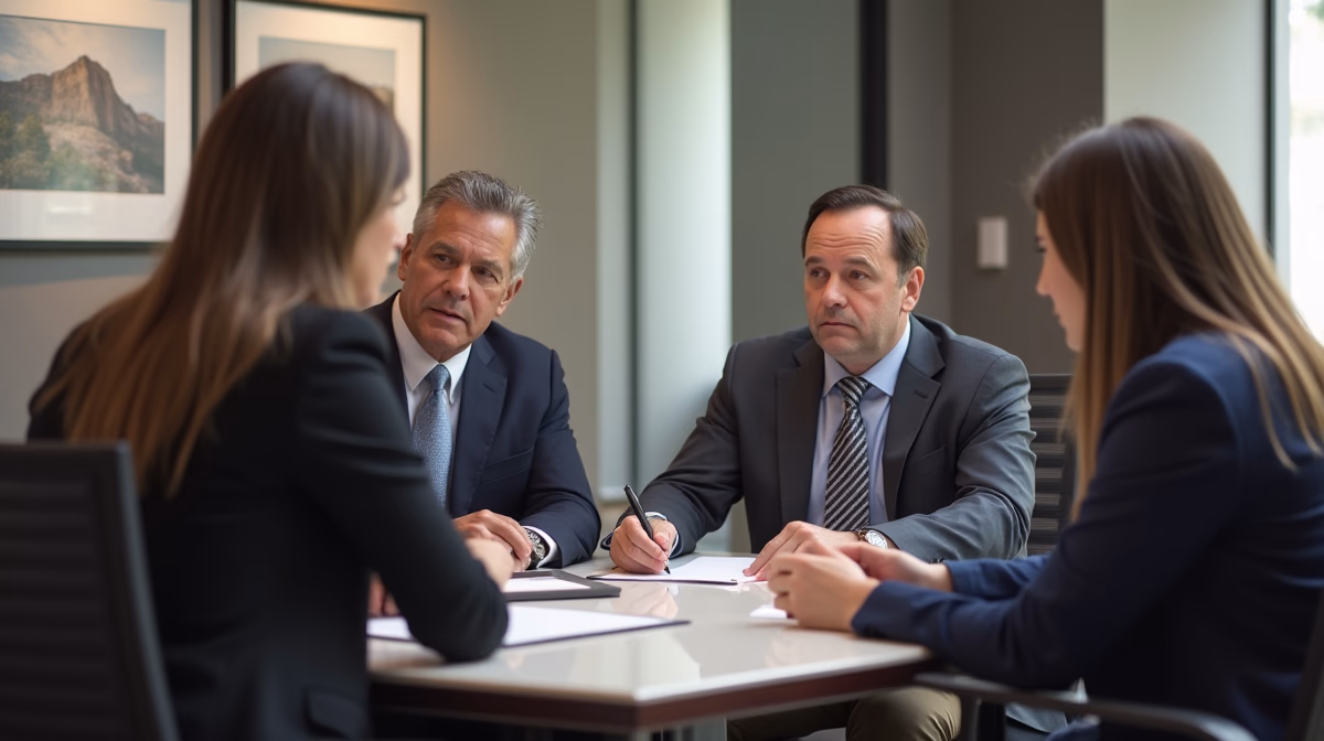 The dedicated trusts staff at The Law Firm of Steven F Bliss Esq focused on Riverside County trust matters meets with clients to manage the trust administration process to sign vital paperwork discussing Can a trust protect assets from creditor interception