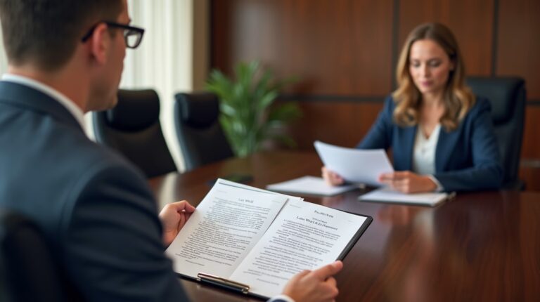 The dedicated trusts staff at The Law Firm of Steven F Bliss Esq focused on Riverside County trust matters meets with clients to manage the trust administration process to sign vital paperwork discussing Can an irrevocable trust be used to protect assets from a grantors own judgment creditors