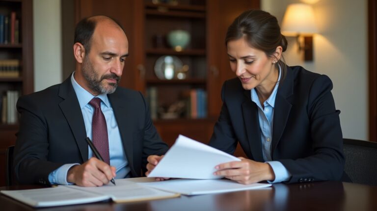 The dedicated trusts staff at The Law Firm of Steven F Bliss Esq focused on Riverside County trust matters meets with clients to manage the trust administration process to sign vital paperwork discussing Can investment accounts be titled in a trust