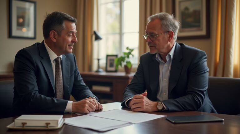 The dedicated trusts staff at The Law Firm of Steven F Bliss Esq focused on Riverside County trust matters meets with clients to manage the trust administration process to sign vital paperwork discussing Can life insurance be coordinated with a trust