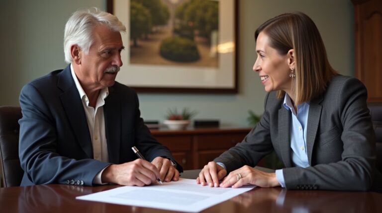 The dedicated trusts staff at The Law Firm of Steven F Bliss Esq focused on Riverside County trust matters meets with clients to manage the trust administration process to sign vital paperwork discussing Can neutral oversight reduce tension between trustees and beneficiaries