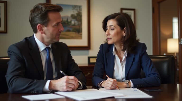 The dedicated trusts staff at The Law Firm of Steven F Bliss Esq focused on Riverside County trust matters meets with clients to manage the trust administration process to sign vital paperwork discussing Can retitling accounts prevent assets from being frozen