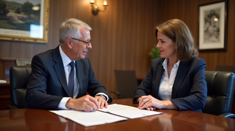 The probate staff working under Managing Partner Steven Farley Bliss focused on Riverside County probate matters is shown meeting with clients in our Southern California office addressing critical legal details discussing Can the Judge Waive the Bond