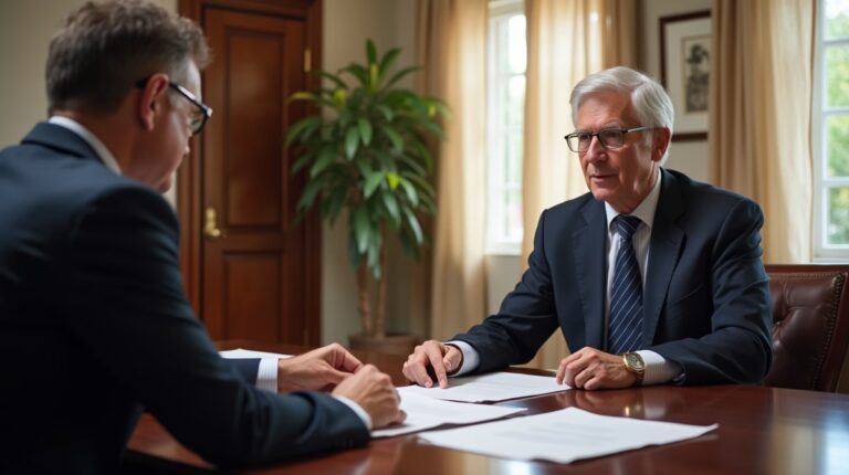 The dedicated trusts staff at The Law Firm of Steven F Bliss Esq focused on Riverside County trust matters meets with clients to manage the trust administration process to sign vital paperwork discussing Can updating trust provisions after a divorce prevent litigation