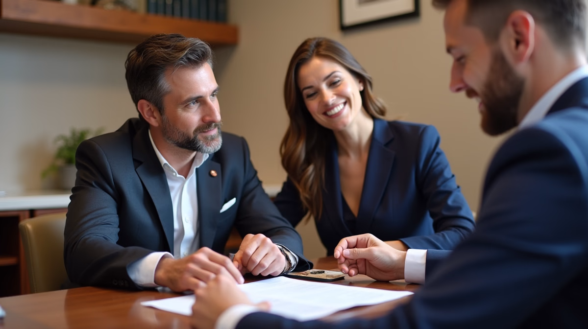 The probate staff working under Managing Partner Steven Farley Bliss focused on Riverside County probate matters is shown meeting with clients in our Southern California office addressing critical legal details discussing Canceling a Passport After Death