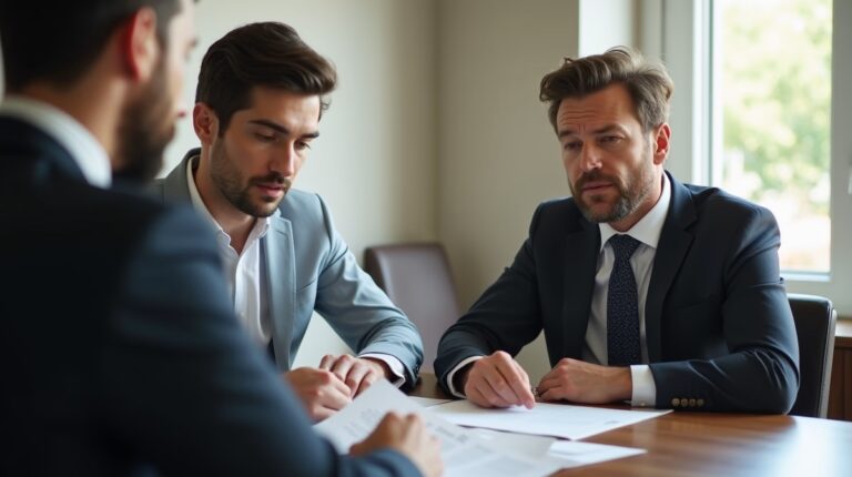 The probate staff working under Managing Partner Steven Farley Bliss focused on Riverside County probate matters is shown meeting with clients in our Southern California office addressing critical legal details discussing Clearing Notes for the Final Hearing