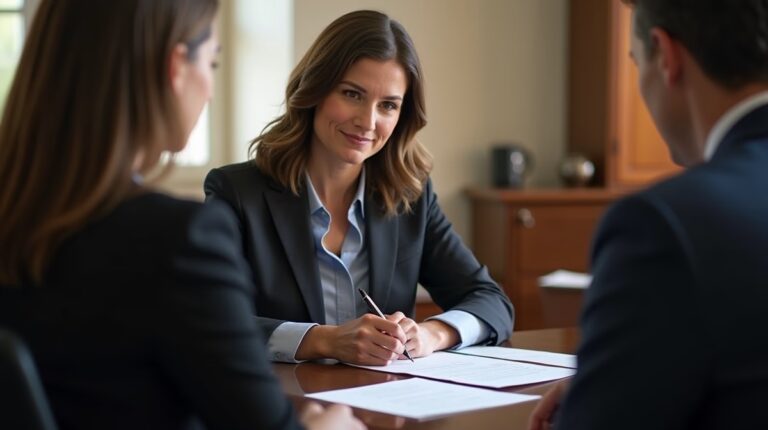 The probate staff working under Managing Partner Steven Farley Bliss focused on Riverside County probate matters is shown meeting with clients in our Southern California office addressing critical legal details discussing Collecting Rent for the Estate