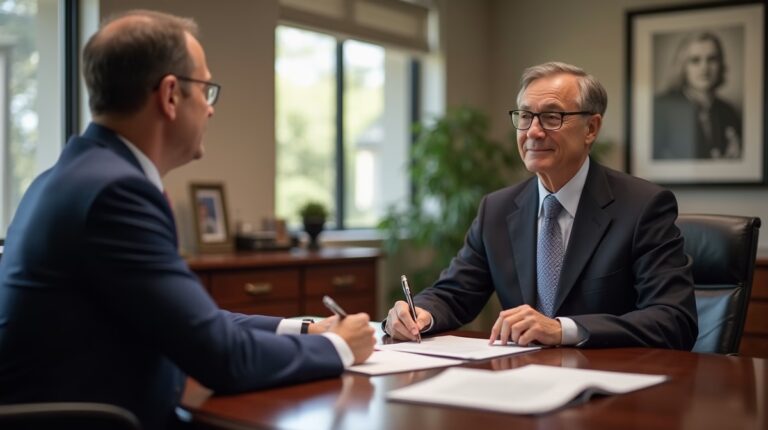 The probate staff working under Managing Partner Steven Farley Bliss focused on Riverside County probate matters is shown meeting with clients in our Southern California office addressing critical legal details discussing Contesting a Will That Conflicts With a Trust