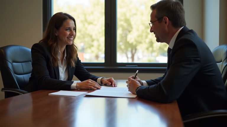 The probate staff working under Managing Partner Steven Farley Bliss focused on Riverside County probate matters is shown meeting with clients in our Southern California office addressing critical legal details discussing Cost of a California Probate Bond
