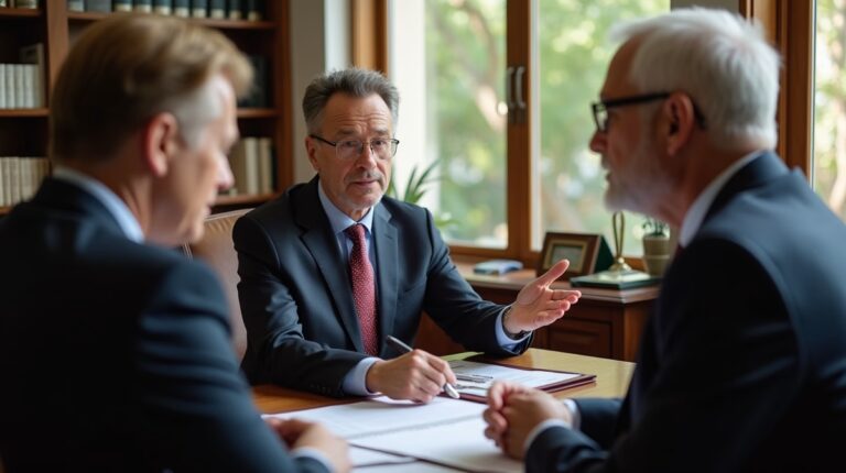 The probate staff working under Managing Partner Steven Farley Bliss focused on Riverside County probate matters is shown meeting with clients in our Southern California office addressing critical legal details discussing Curing a Defect in Probate Notice