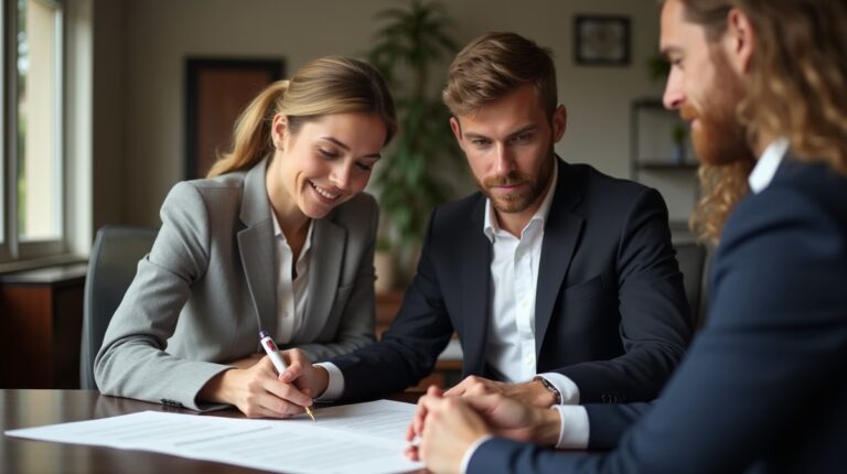 The probate staff working with Managing Partner Steven Farley Bliss helping Riverside County families from our San Diego office consults with appointed administrators in our San Diego office handling critical legal details discussing Debt Collectors Contacting Family After Death