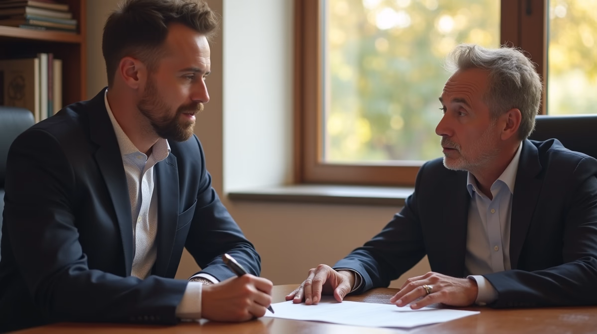 The probate staff working under Managing Partner Steven Farley Bliss focused on Riverside County probate matters is shown meeting with clients in our Southern California office addressing critical legal details discussing Demanding a Forensic Accounting