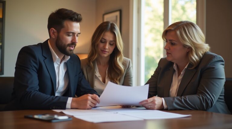 The probate staff working under Managing Partner Steven Farley Bliss focused on Riverside County probate matters is shown meeting with clients in our Southern California office addressing critical legal details discussing Distributing Assets Before the Court Order