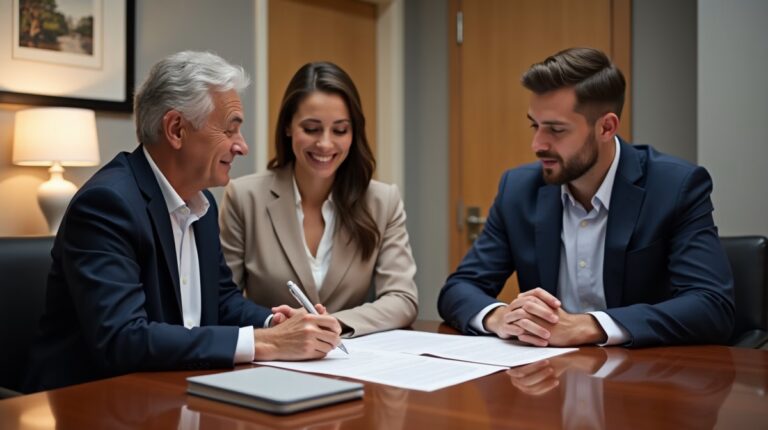 The dedicated trusts staff at The Law Firm of Steven F Bliss Esq focused on Riverside County trust matters meets with clients to manage the trust administration process to sign vital paperwork discussing Distributions for Special Needs Beneficiaries