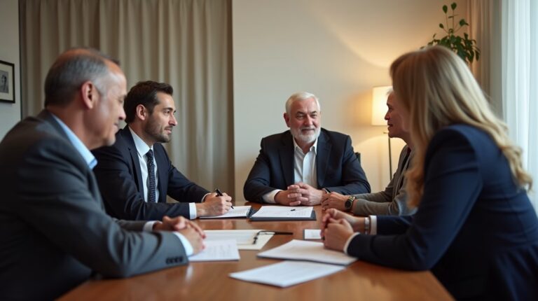 The probate staff working under Managing Partner Steven Farley Bliss focused on Riverside County probate matters is shown meeting with clients in our Southern California office addressing critical legal details discussing Do I Need a Court Reporter for Probate
