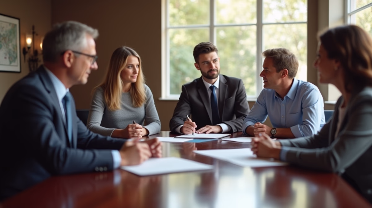 The probate staff working under Managing Partner Steven Farley Bliss focused on Riverside County probate matters is shown meeting with clients in our Southern California office addressing critical legal details discussing Do Joint Tenancy Assets Need Probate