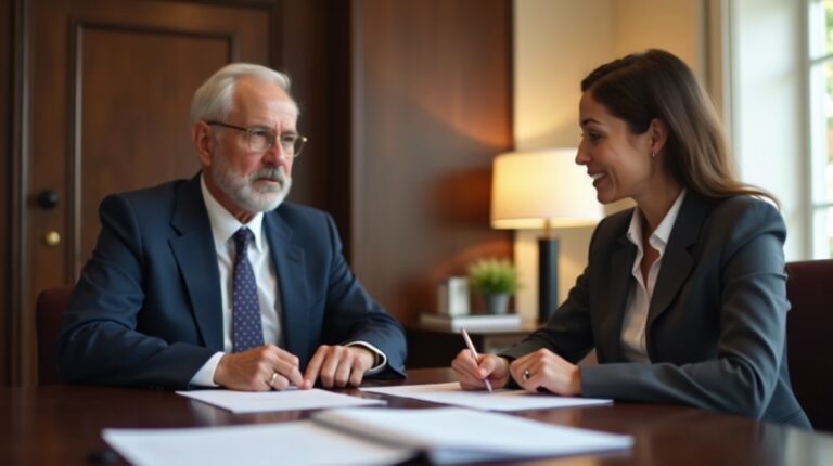 The probate staff working under Managing Partner Steven Farley Bliss focused on Riverside County probate matters is shown meeting with clients in our Southern California office addressing critical legal details discussing Documenting Beneficiary Communication