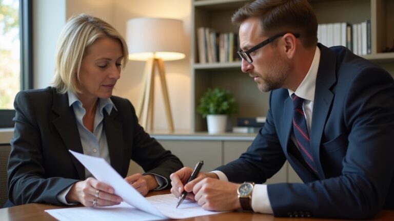 The dedicated trusts staff at The Law Firm of Steven F Bliss Esq focused on Riverside County trust matters meets with clients to manage the trust administration process to sign vital paperwork discussing Does Administration Affect Beneficiary Credit