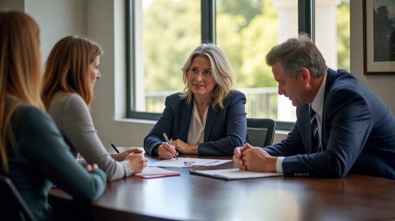 The dedicated trusts staff at The Law Firm of Steven F Bliss Esq focused on Riverside County trust matters meets with clients to manage the trust administration process to sign vital paperwork discussing Does California law allow for the decanting of a general irrevocable trust