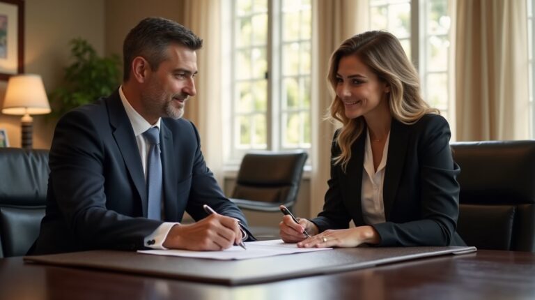 The dedicated trusts staff at The Law Firm of Steven F Bliss Esq focused on Riverside County trust matters meets with clients to manage the trust administration process to sign vital paperwork discussing Does a GRAT provide any benefits for a grantor who is a non citizen